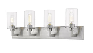 Savannah 4 Light Vanity in Brushed Nickel Finish