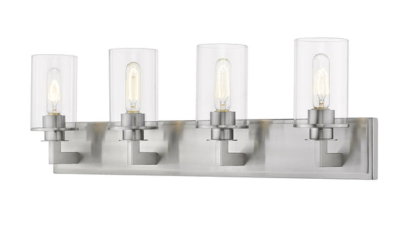 Savannah 4 Light Vanity in Brushed Nickel Finish