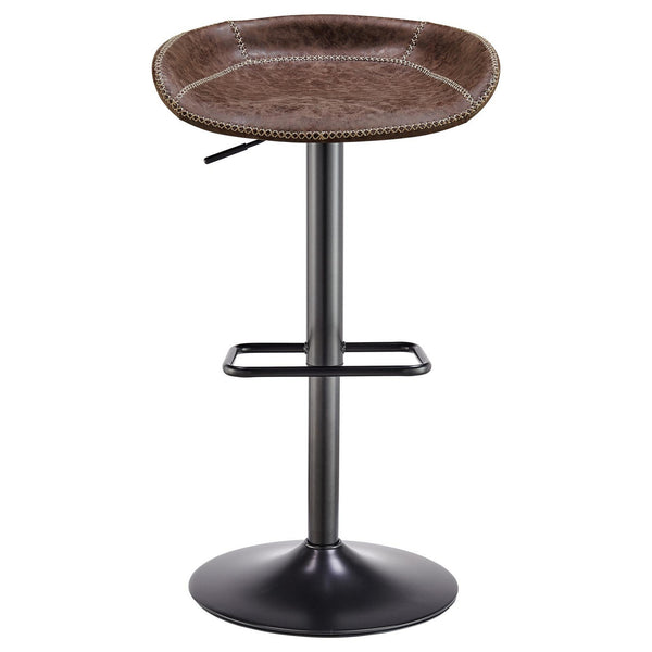 Rogue Gaslift Bar Stool In Vintage Coffee Brown
