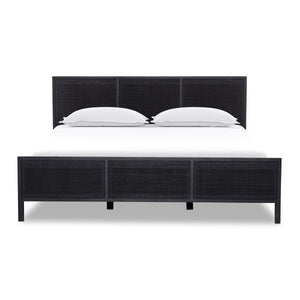Sydney King Bed - Black Wash