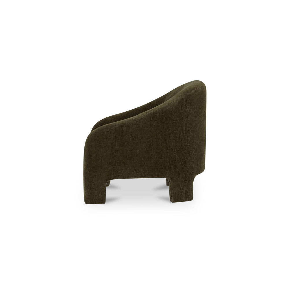 Tuva Accent Chair in Cedar Green Velvet