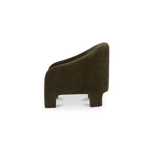 Tuva Accent Chair in Cedar Green Velvet