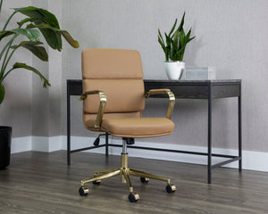 KLEO OFFICE CHAIR - TAN