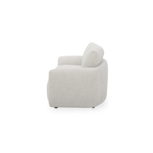 Callie Sofa 68" Flecked Oat, High Back, Angled Arms