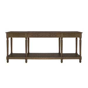 Moe's Martha Brown Oak Console Table with Drawers