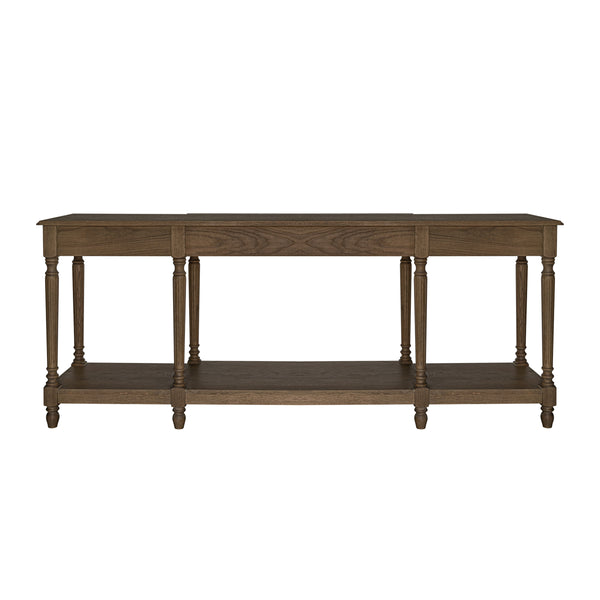 Moe's Martha Brown Oak Console Table with Drawers