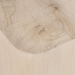 Blanco End Table In Bleached Burl