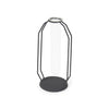 Aria 4.3L x 3.9W x 9.6H Metal and Glass Decorative Accent