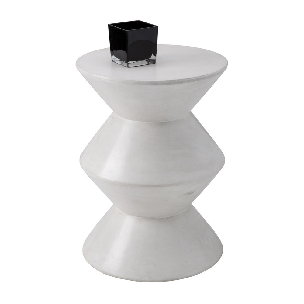 UNION END TABLE - WHITE