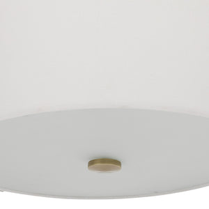 Colfax Brass 3 Light Semi Flush