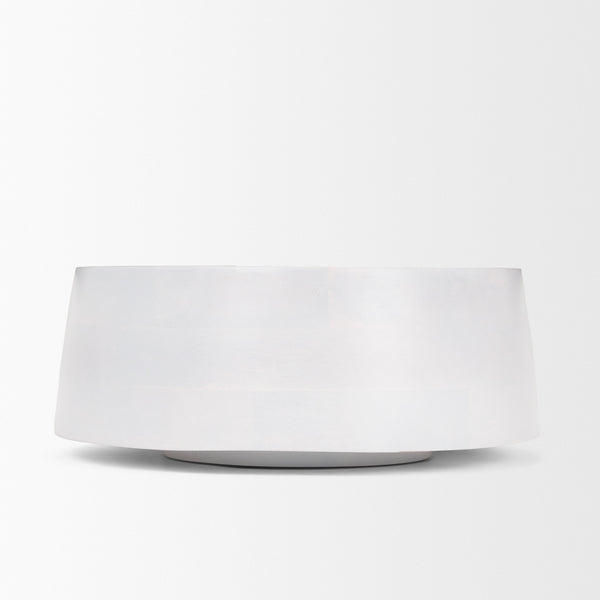 Kadara White Washed Solid Wood Decorative Bowl
