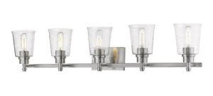 Bohin 5 Light Vanity in Brushed Nickel  Finish
