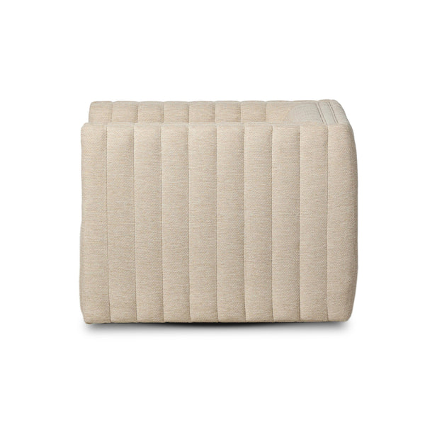 Augustine Outdoor Swivel Chair - Casa Cream