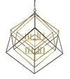 Euclid 12 Light Chandelier in Olde Brass + Bronze Finish