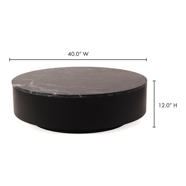 Ritual Black Marble Coffee Table