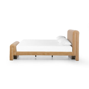 Mitchell King Bed - Surrey Camel