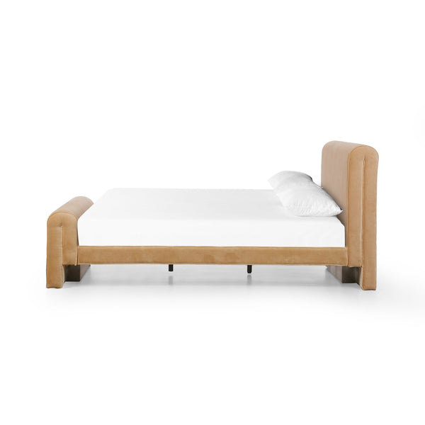 Mitchell King Bed - Surrey Camel