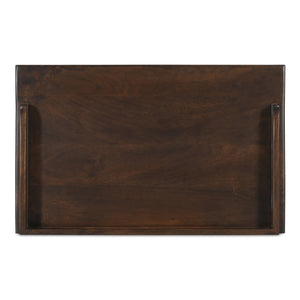 Maeve Nightstand in Dark Brown Mango Wood