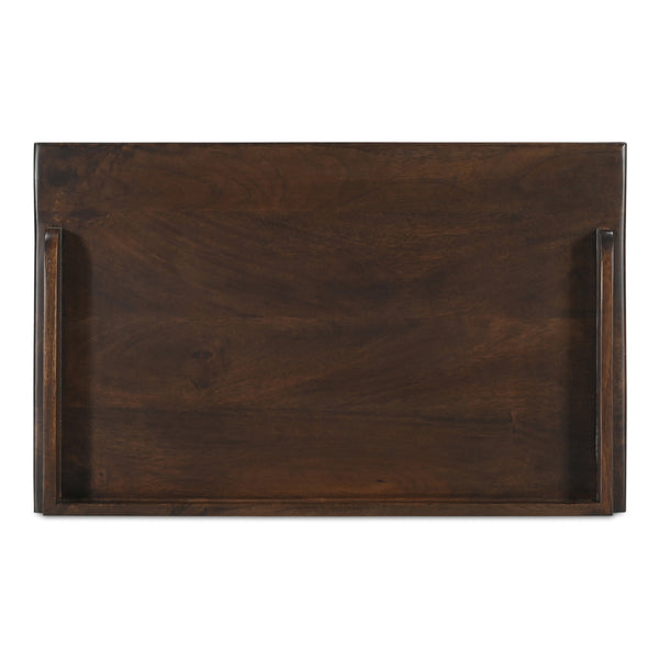 Maeve Nightstand in Dark Brown Mango Wood