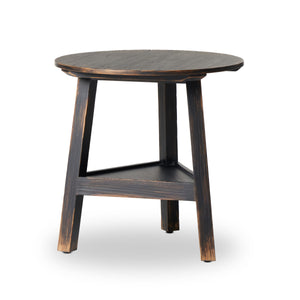 Kickapoo River Cricket Table in Distressed Black