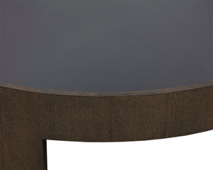 BRUNETTO COFFEE TABLE - LARGE - DISTRESSED BROWN