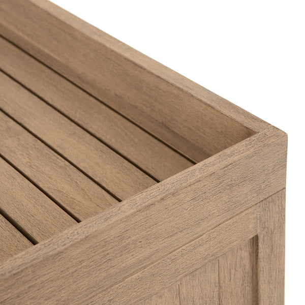 Lula Outdoor Sideboard In Washed Brown