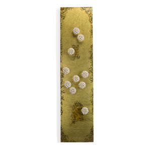 Pollen Wall Play on Cladded Brass Art Panel