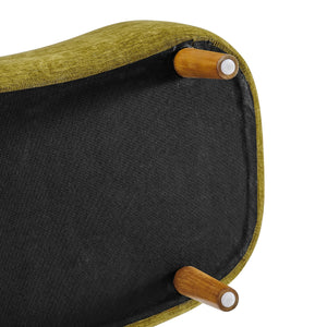 Leony Chenille Storage Bench, Seneca Olive 