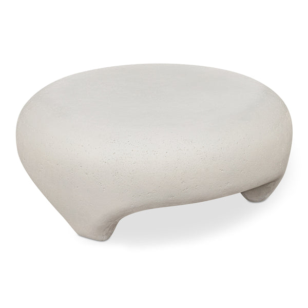 Moe's Ines Outdoor Coffee Table in White