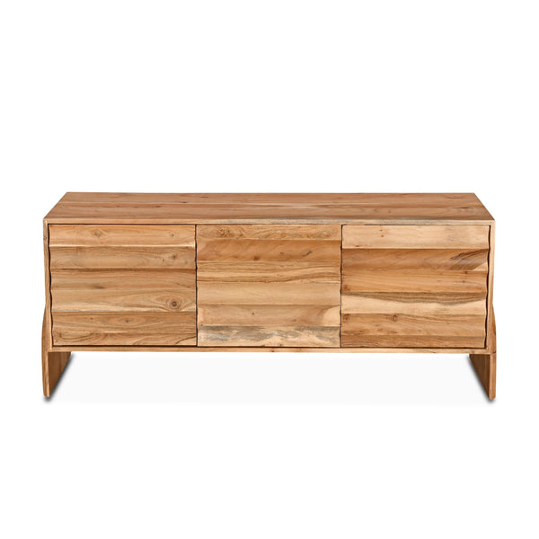 Catania Media Cabinet, Natural Acacia