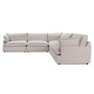 Caplan Modular 5-Piece Sectional in Dawn-Flax