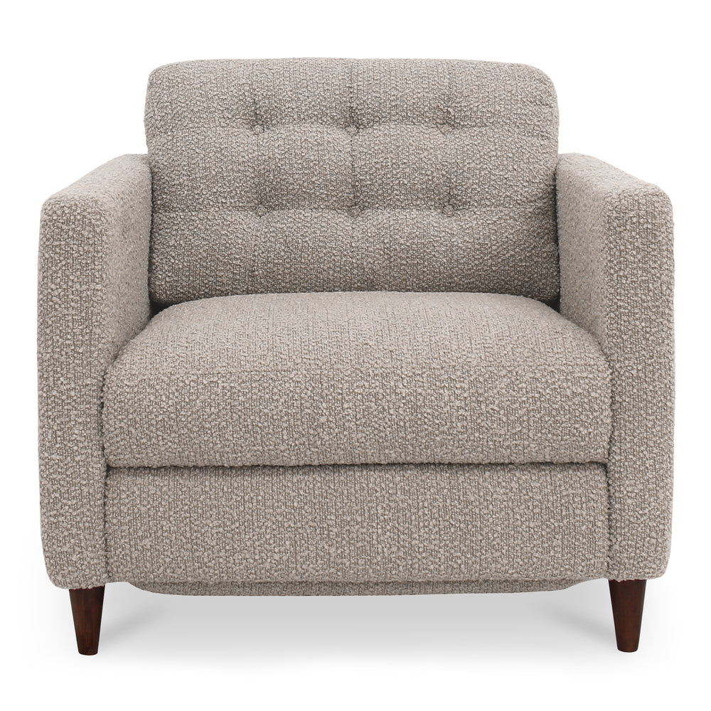 Moe's Bridgers Power Recliner Chair in Warm Grey