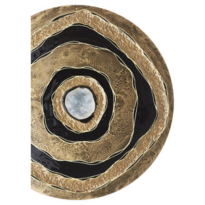 Skipping Rocks Wall Decor | Gold And Black - Large