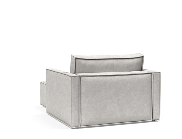 NEWILLA LOUNGER CHAIR W/SLIM ARM RESTS, 39"X61"