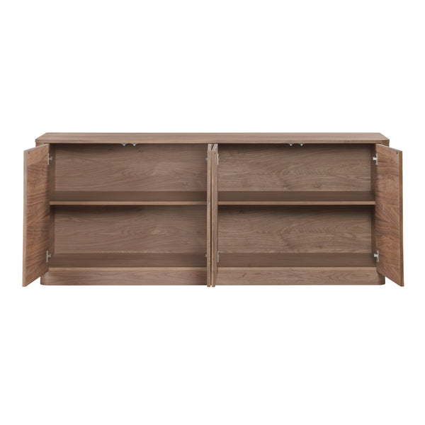 Round Off Sideboard in Walnut Brown