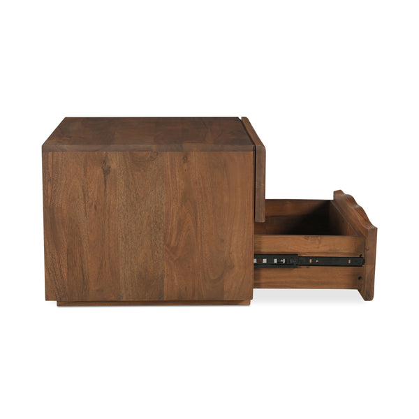 Moe's Watson Nightstand with Live-Edge Acacia