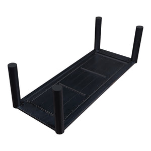 Moe's Post Large Dining Table in Black Oak