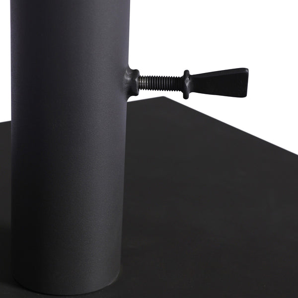 Baska Outdoor Umbrella Stand - Black Stainless Steel