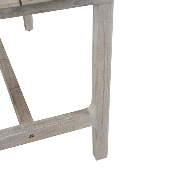 Dawn Outdoor Teak Counter Table in Gray, by Classic Home