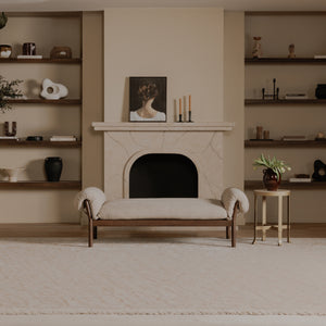 Cardero Daybed with Spindle Detailing in Beige