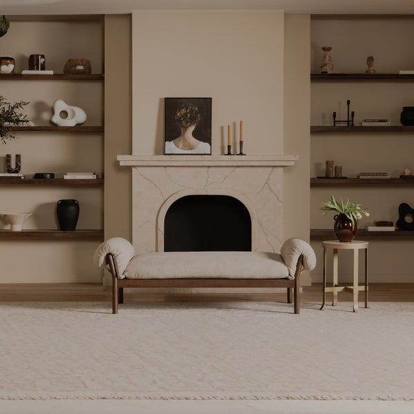 Cardero Daybed with Spindle Detailing in Beige