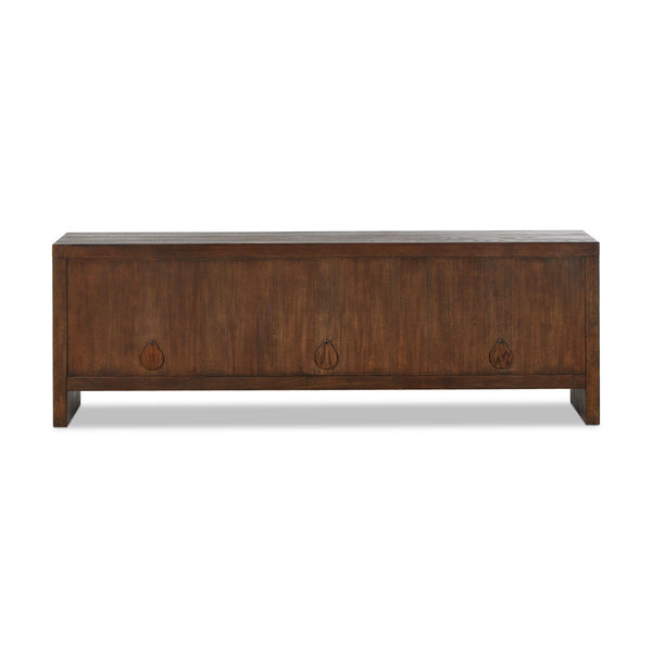 Torrington Media Console In Umber Oak