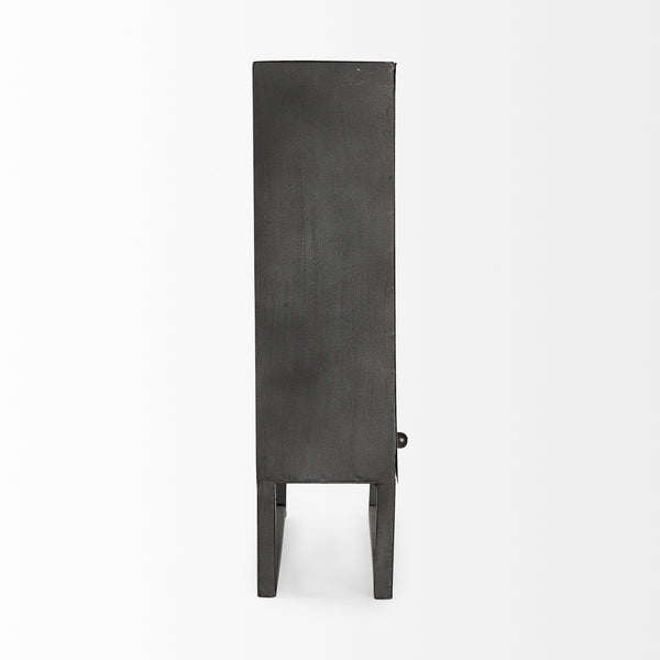 Felix Gray Metal Square Table Clock
