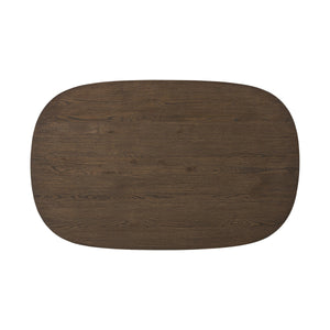 Valen Coffee Table - Rustic Brown Oak Veneer