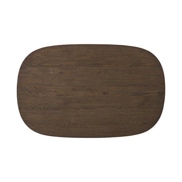 Valen Coffee Table - Rustic Brown Oak Veneer