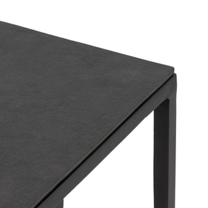 Dalston Nesting End Tables In Raw Black