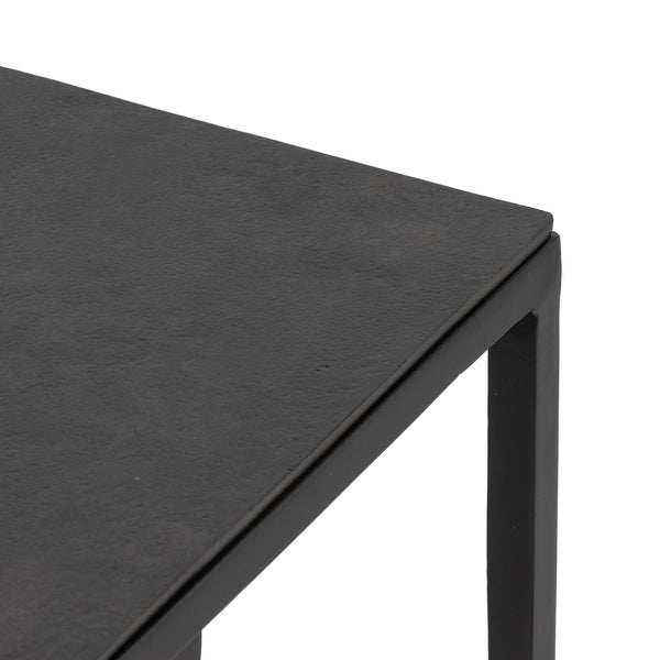 Dalston Nesting End Tables In Raw Black