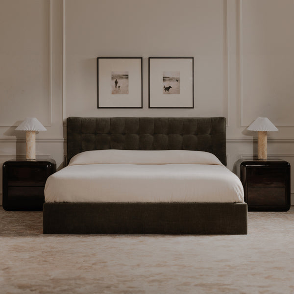 Sebastion Queen Storage Bed with Hydraulic Lift