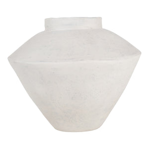 Raja Large Decorative Vessel in Beige EcoMix