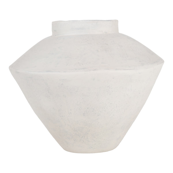 Raja Large Decorative Vessel in Beige EcoMix